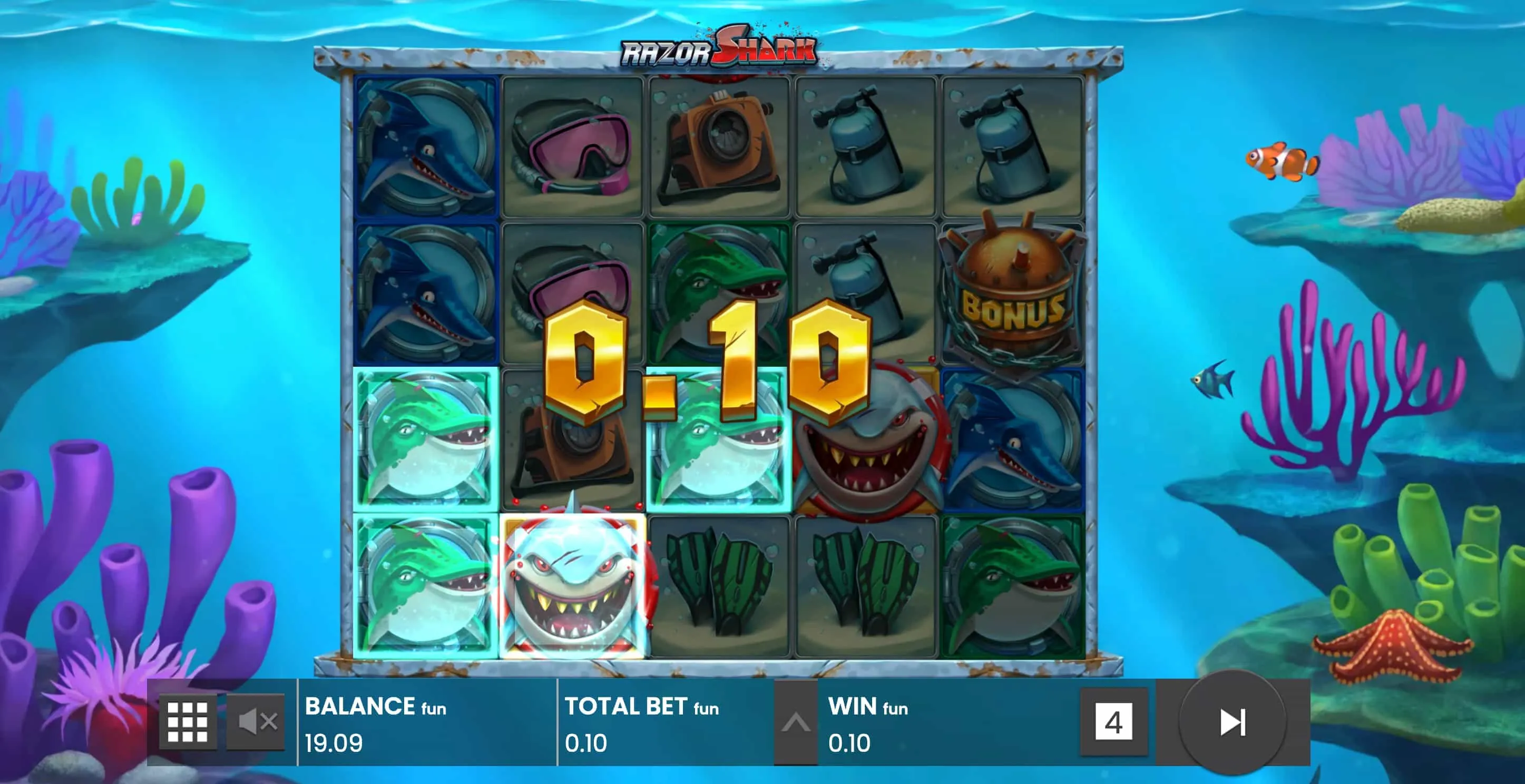 Razor Shark von innen: Wie das Spielfeld aufgebaut ist und was jede Runde bestimmt Razor Shark von innen: Wie das Spielfeld aufgebaut ist und was jede Runde bestimmt